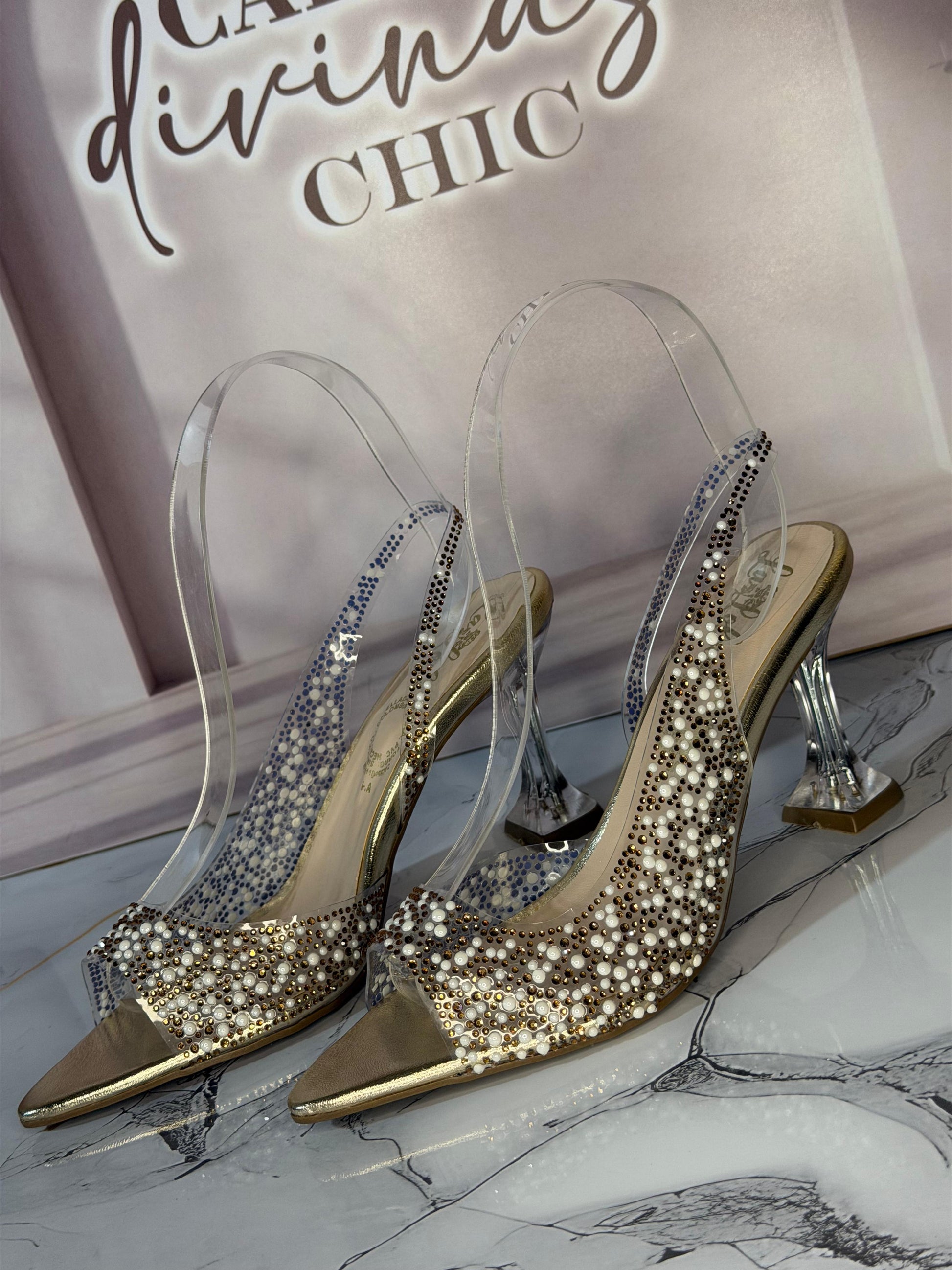Alma Chic perla tacón copa