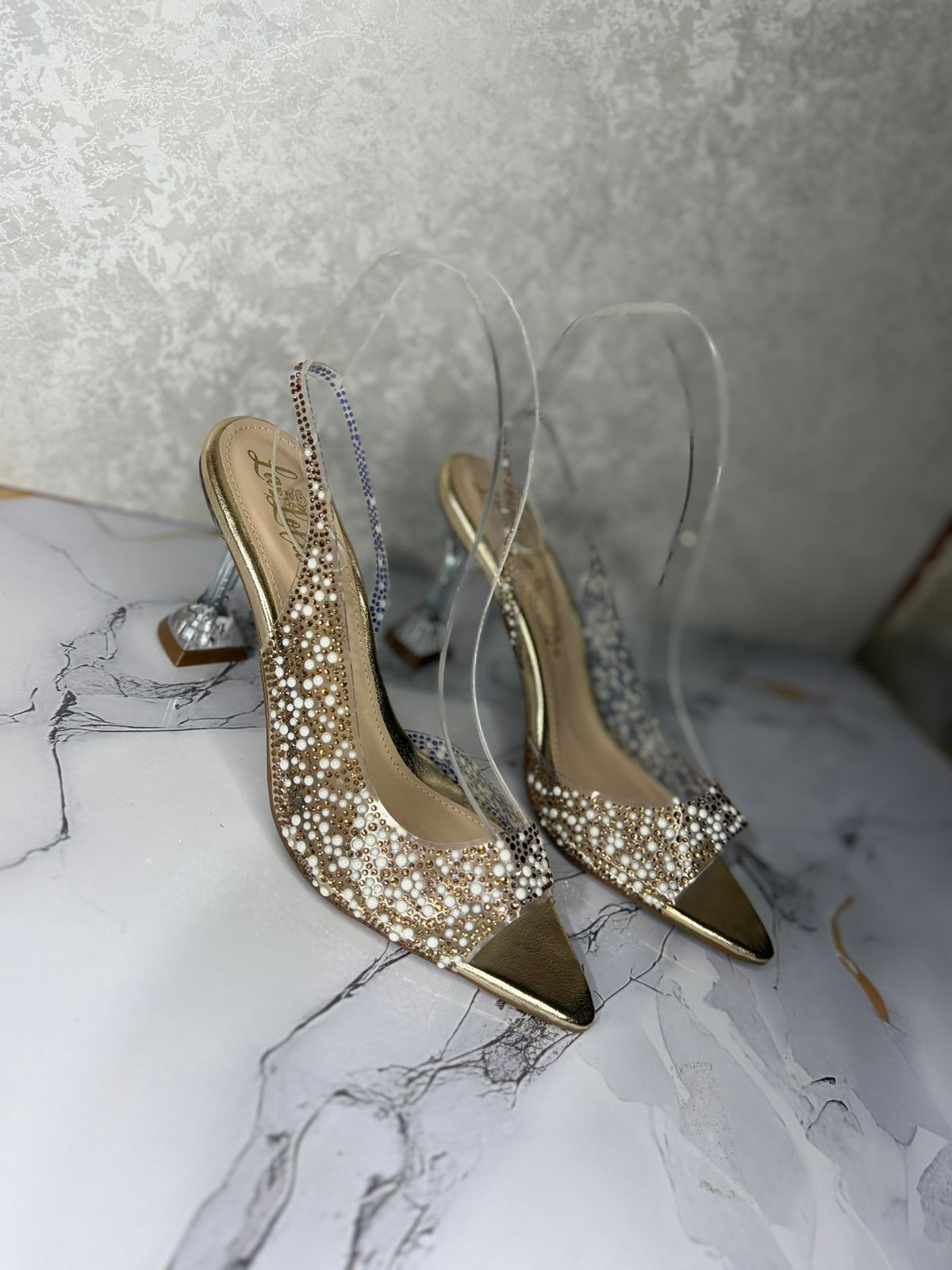 Alma Chic perla tacón copa