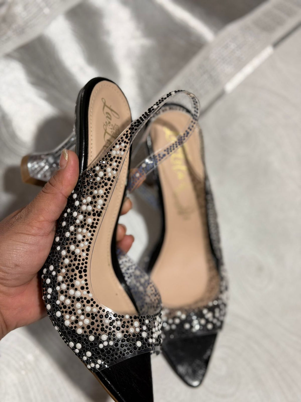 Alma Chic perla tacón copa