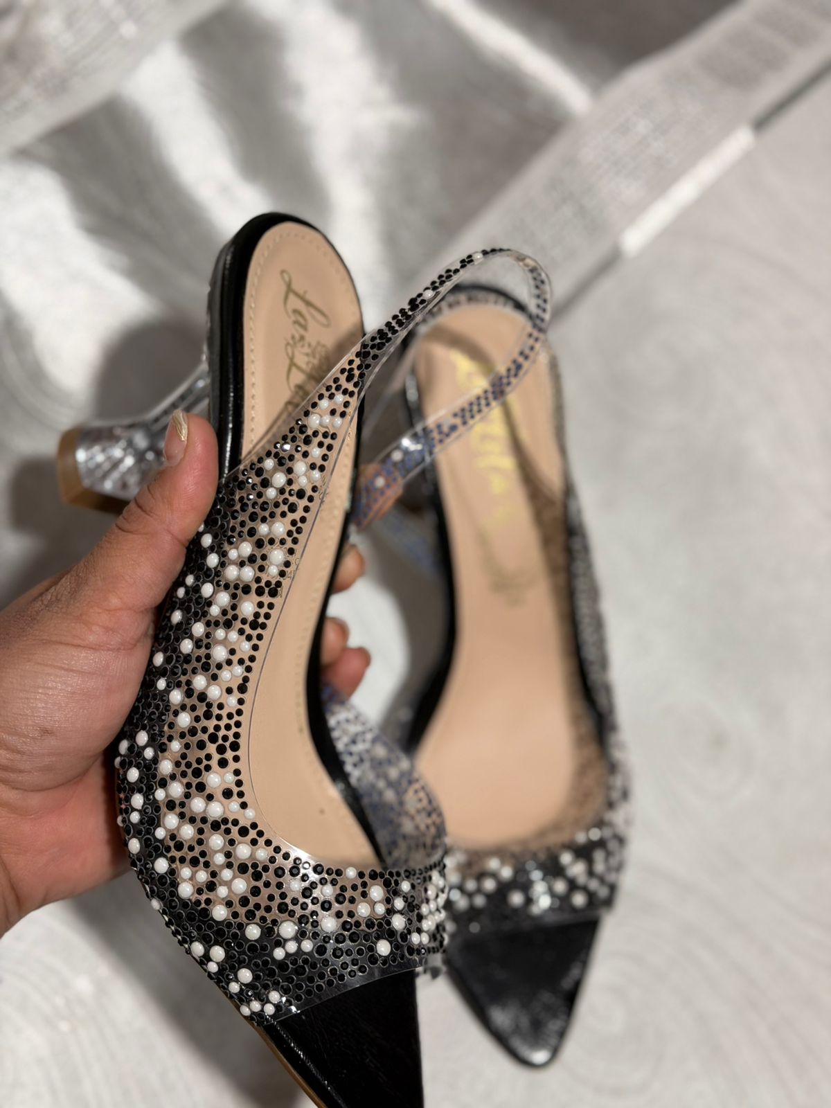 Alma Chic perla tacón copa